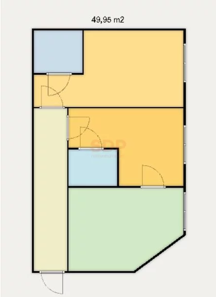 2 pokoje, mieszkanie 49,95 m², parter, oferta nr , 41575, Warszawa, Grochowska