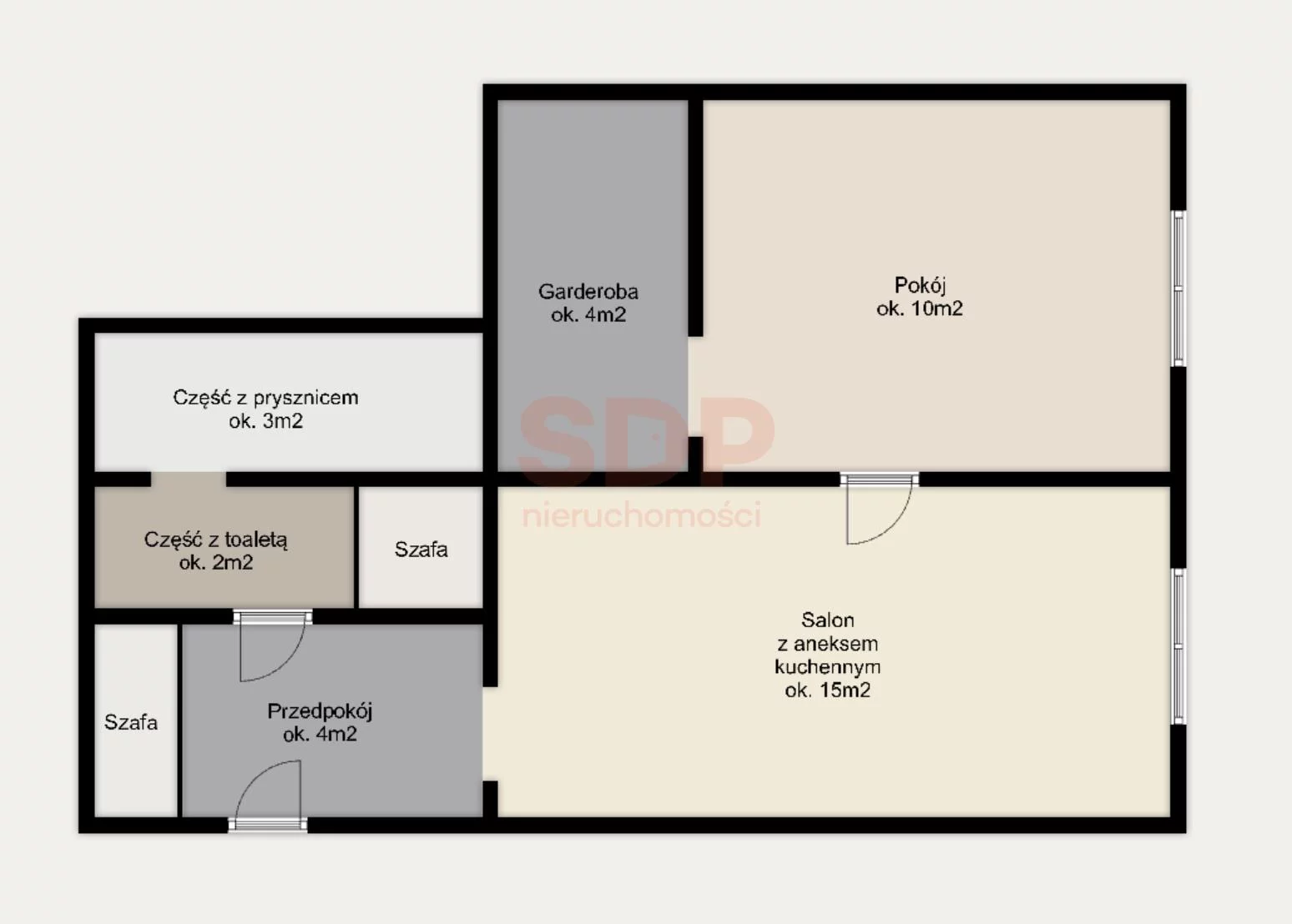 Apartament na sprzedaż, 36,70 m², 2 pokoje, parter, oferta nr 37138