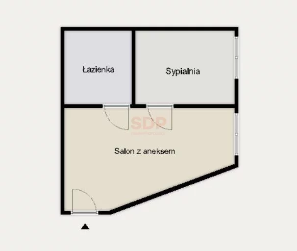 2 pokoje, apartament 18,90 m², piętro 4, oferta nr , 38436, Wrocław, Biskupin-Sępolno-Dąbie-Bartoszowice, Śródmieście, Jagiellończyka Kazimierza