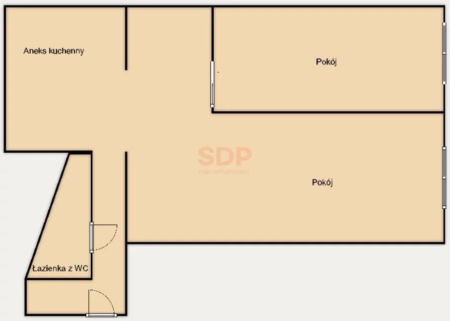 2 pokoje, mieszkanie 32,48 m², piętro 4, oferta nr , 42084, Wrocław, Jedności Narodowej