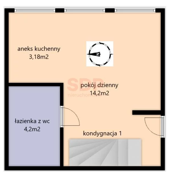 Mieszkanie na sprzedaż, 32,62 m², 2 pokoje, 2 piętro, oferta nr 37794