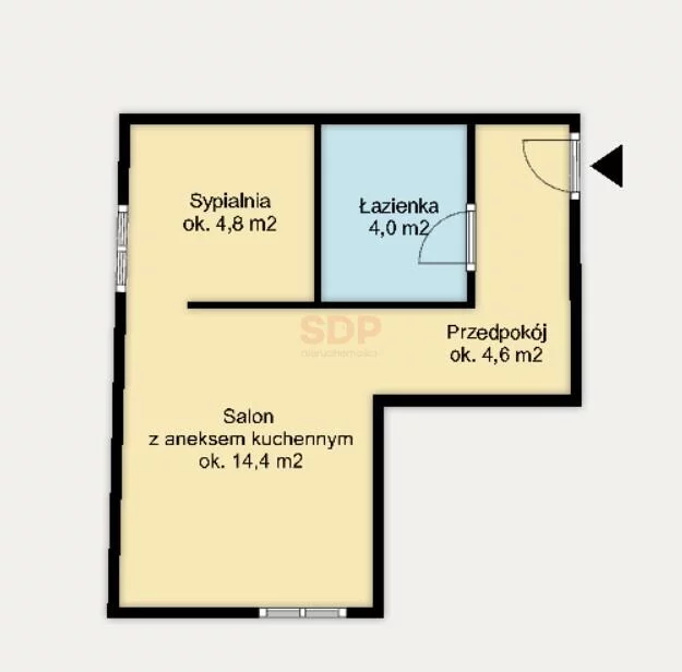 2 pokoje, mieszkanie 27,90 m², piętro 3, oferta nr , 42638, Wrocław, Biskupin-Sępolno-Dąbie-Bartoszowice, Śródmieście, Kaszubska