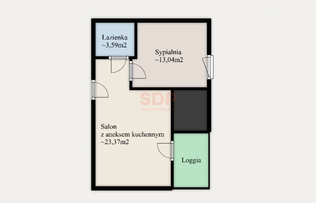 2 pokoje, mieszkanie 40,00 m², piętro 1, oferta nr , 39041, Wrocław, Stare Miasto, Kępa Mieszczańska