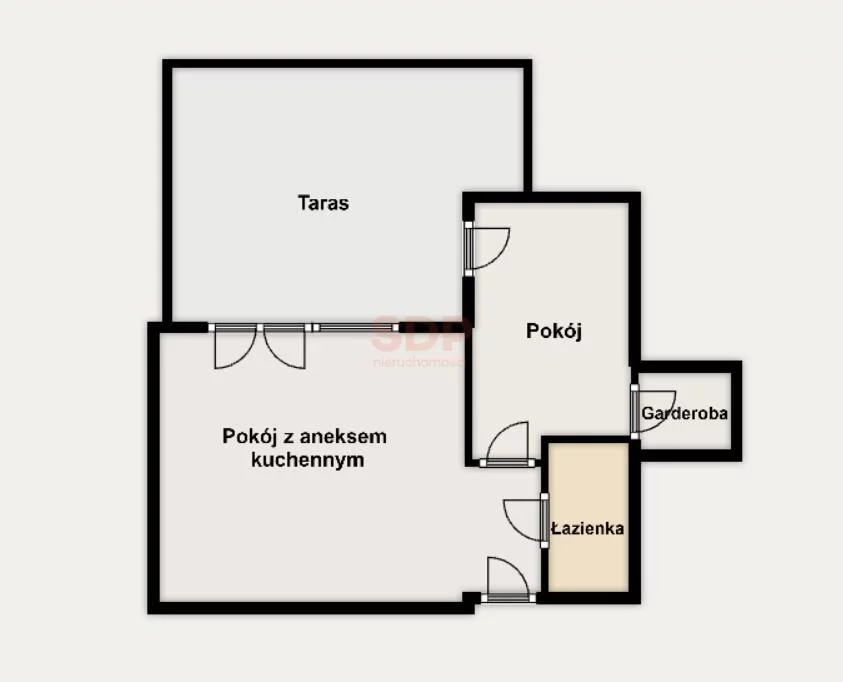 2 pokoje, apartament 44,00 m², parter, oferta nr , 37802, Wrocław, Krzyki-Partynice, Krzyki, Klimasa