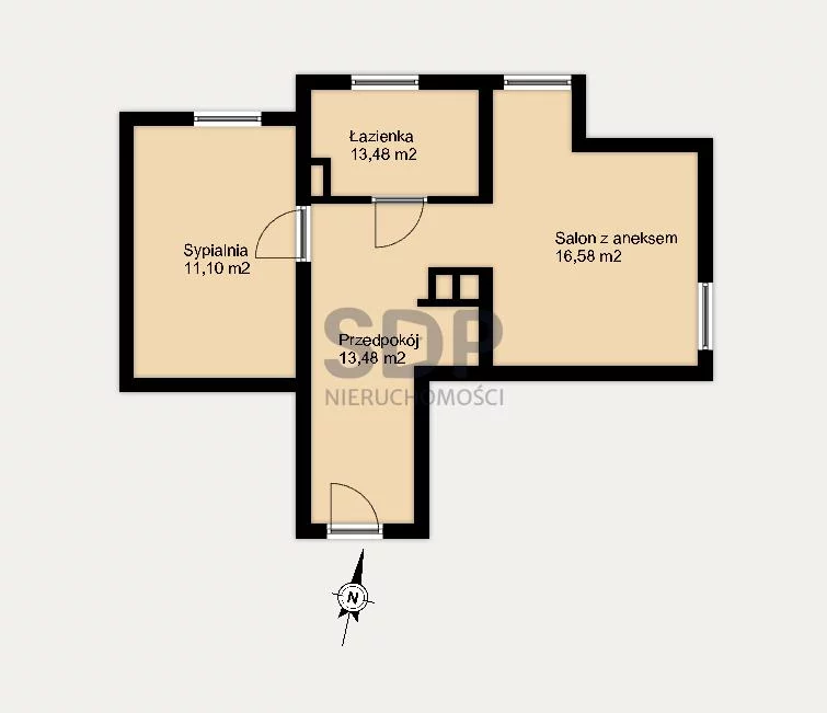 Apartament 47,45 m², piętro 1, oferta nr , 32736, Wrocław, Stare Miasto, Kościuszki