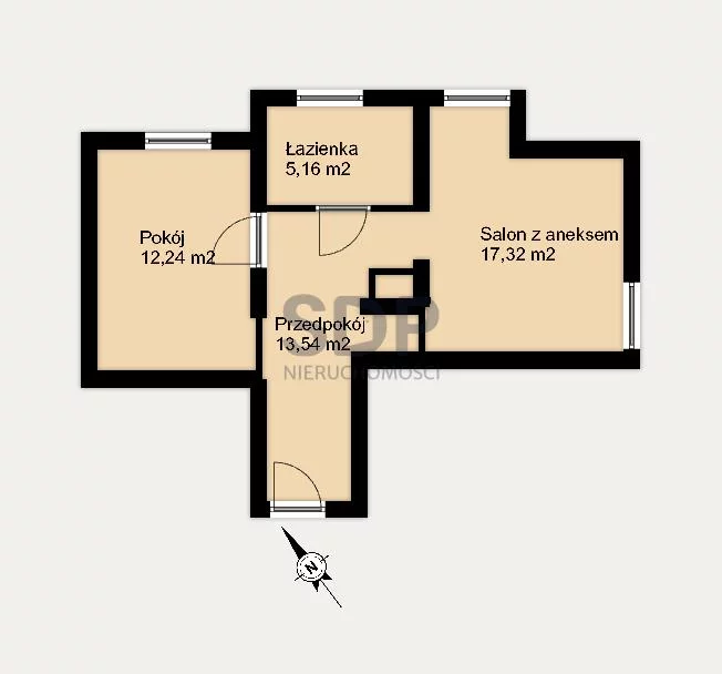 Apartament 48,26 m², piętro 2, oferta nr , 32744, Wrocław, Stare Miasto, Kościuszki