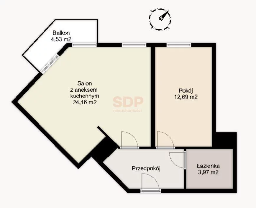 2 pokoje, apartament 46,82 m², piętro 5, oferta nr , 38825, Wrocław, Stare Miasto, Kościuszki