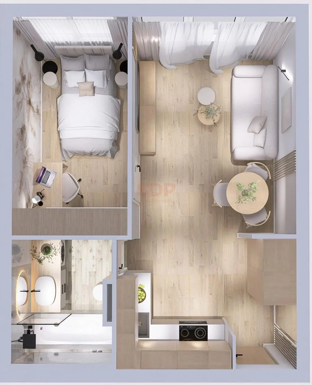 2 pokoje, mieszkanie 35,00 m², piętro 7, oferta nr , 42723, Wrocław, Krzyki-Partynice, Krzyki, Krucza