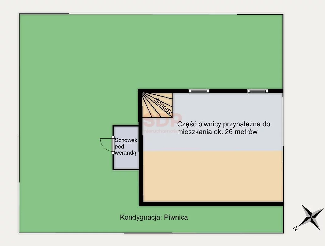 2 pokoje, mieszkanie 51,88 m², parter, oferta nr , 42515, Wrocław, Fabryczna, Kunickiego Stanisława