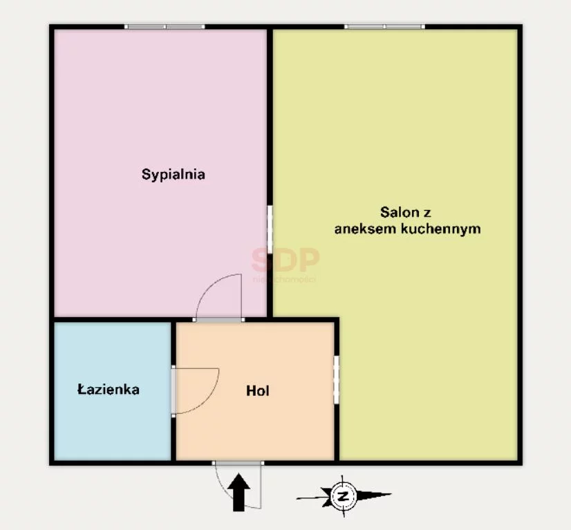 2 pokoje, mieszkanie 40,17 m², piętro 4, oferta nr , 41561, Łódź, Bałuty, Bałuty, Łagiewnicka