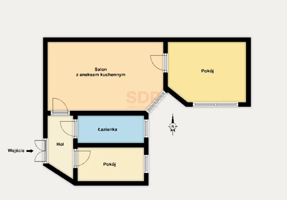 2 pokoje, mieszkanie 68,45 m², piętro 4, oferta nr , 42879, Łódź, Polesie, Polesie, Legionów