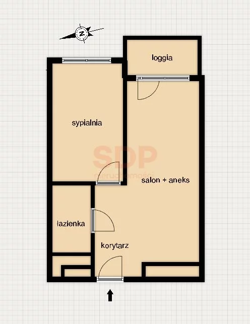 Mieszkanie na sprzedaż, 41,74 m², 2 pokoje, 15 piętro, oferta nr 38390