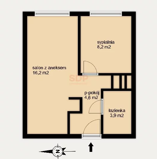 2 pokoje, mieszkanie 32,85 m², piętro 5, oferta nr , 42669, Wrocław, Fabryczna, Legnicka