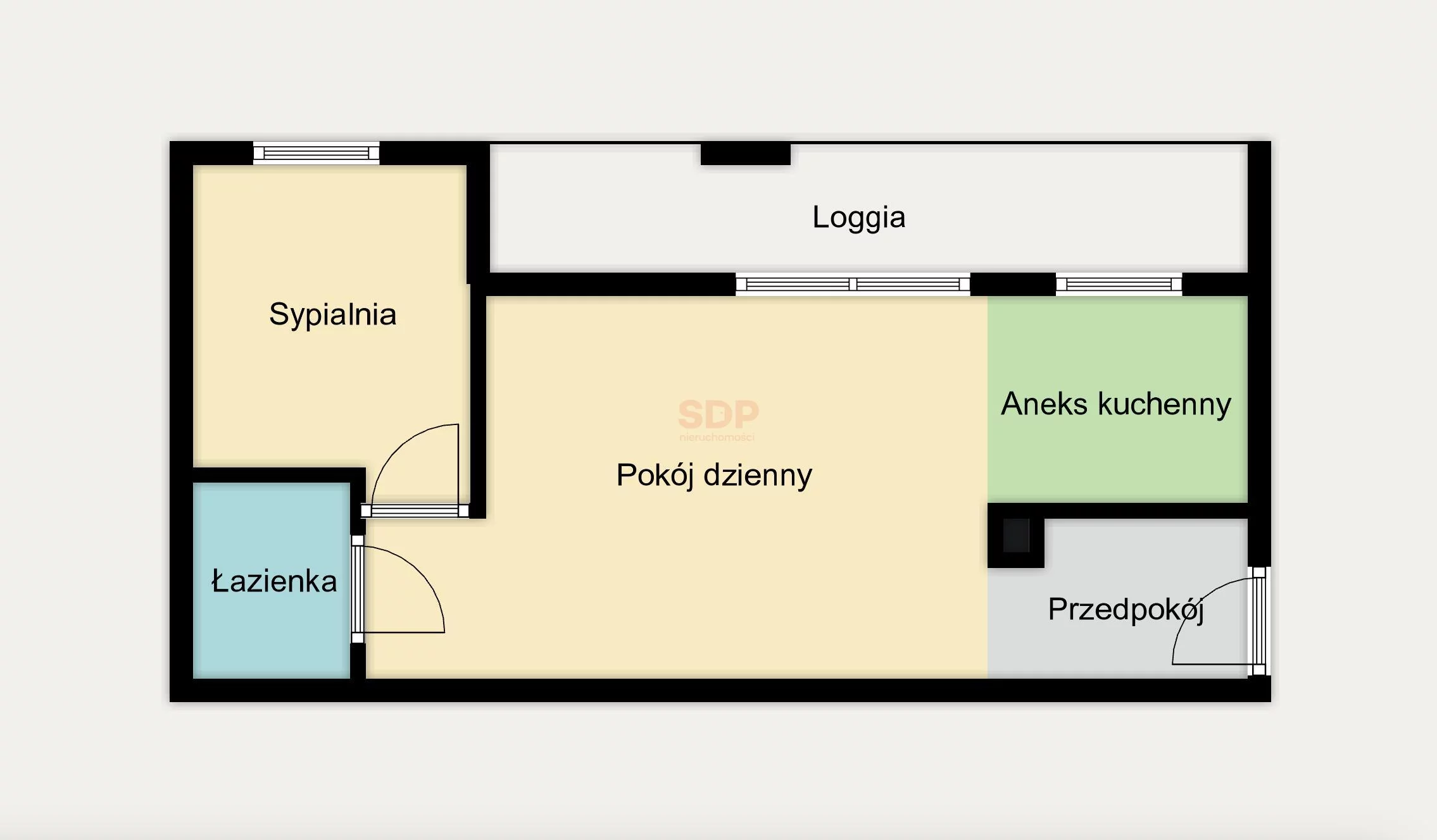 2 pokoje, mieszkanie 52,56 m², piętro 2, oferta nr , 38919, Wrocław, Stare Miasto, Mieszczańska