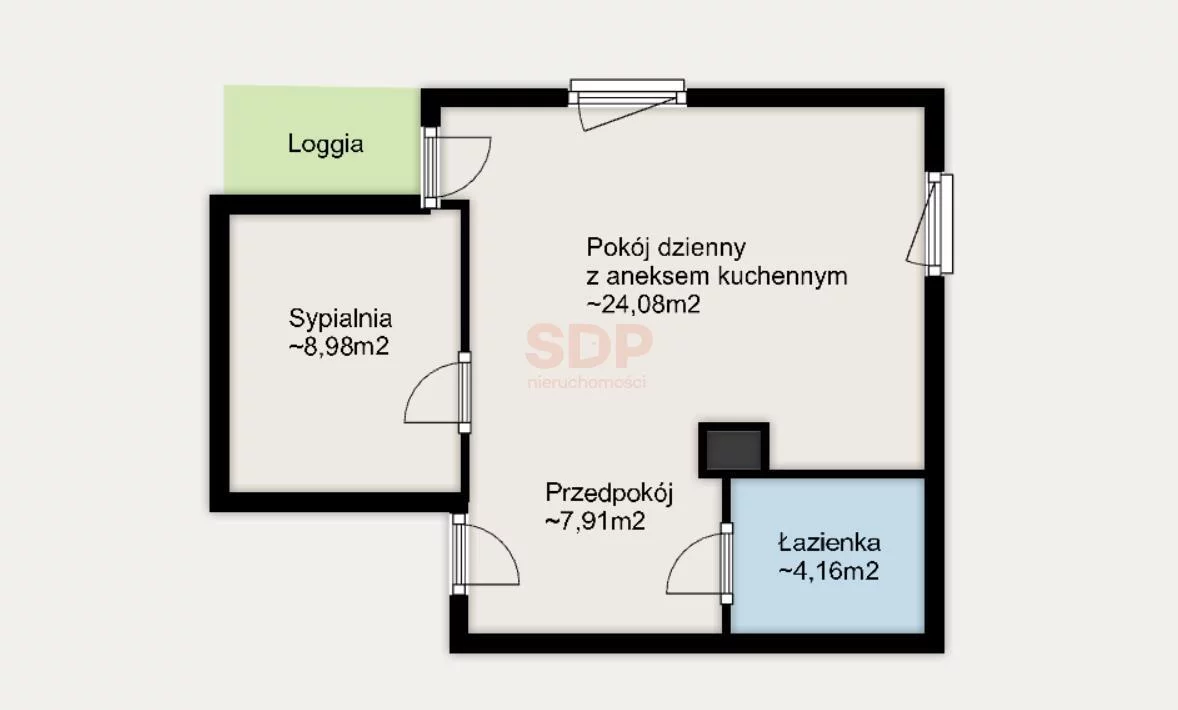 2 pokoje, mieszkanie 45,13 m², piętro 4, oferta nr , 39211, Wrocław, Stare Miasto, Mieszczańska