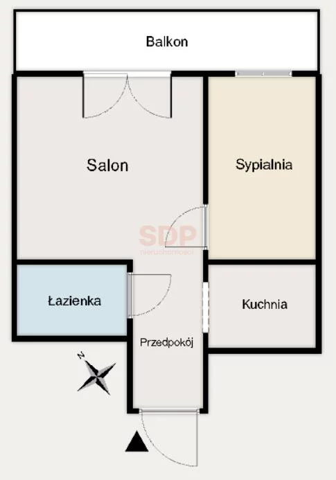 2 pokoje, apartament 38,26 m², piętro 3, oferta nr , 42354, Warszawa, Wola, Wola, Monte Cassino