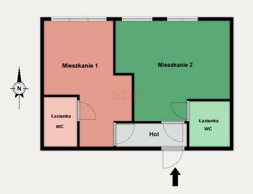 2 pokoje, mieszkanie 42,42 m², parter, oferta nr , 37542, Łódź, Górna, Górna, Niemcewicza Juliana Ursyna