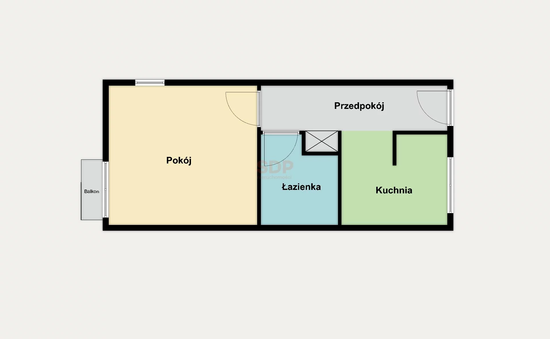 2 pokoje, apartament 35,35 m², piętro 3, oferta nr , 42314, Wrocław, Stare Miasto, Nożownicza