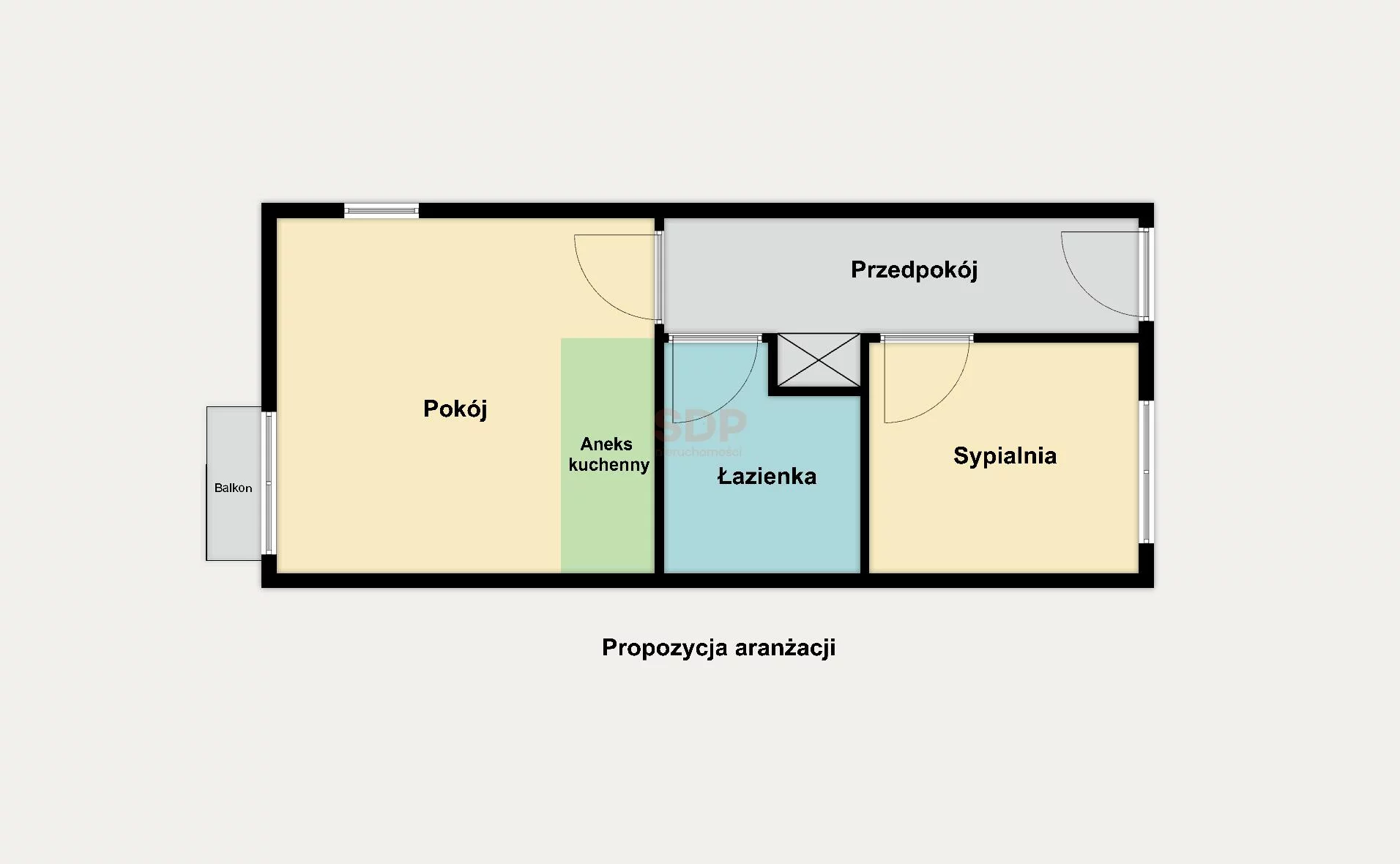 2 pokoje, apartament 35,35 m², piętro 3, oferta nr , 42314, Wrocław, Stare Miasto, Nożownicza