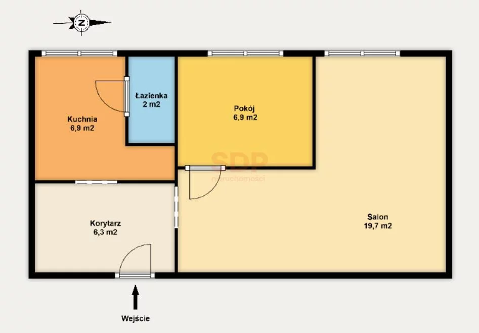 2 pokoje, mieszkanie 41,80 m², piętro 1, oferta nr , 39480, Łódź, Śródmieście, Śródmieście, Ogrodowa