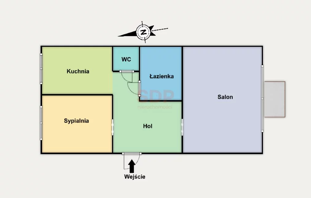 2 pokoje, mieszkanie 42,42 m², piętro 4, oferta nr , 41695, Łódź, Polesie, Polesie, Popiełuszki Jerzego ks.