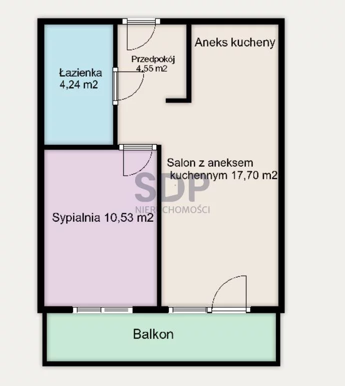 Mieszkanie na sprzedaż, 37,02 m², 2 pokoje, parter, oferta nr 34297