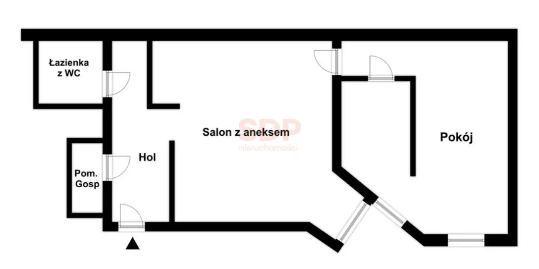 2 pokoje, mieszkanie 71,52 m², piętro 1, oferta nr , 42488, Wrocław, Stare Miasto, Rejtana Tadeusza
