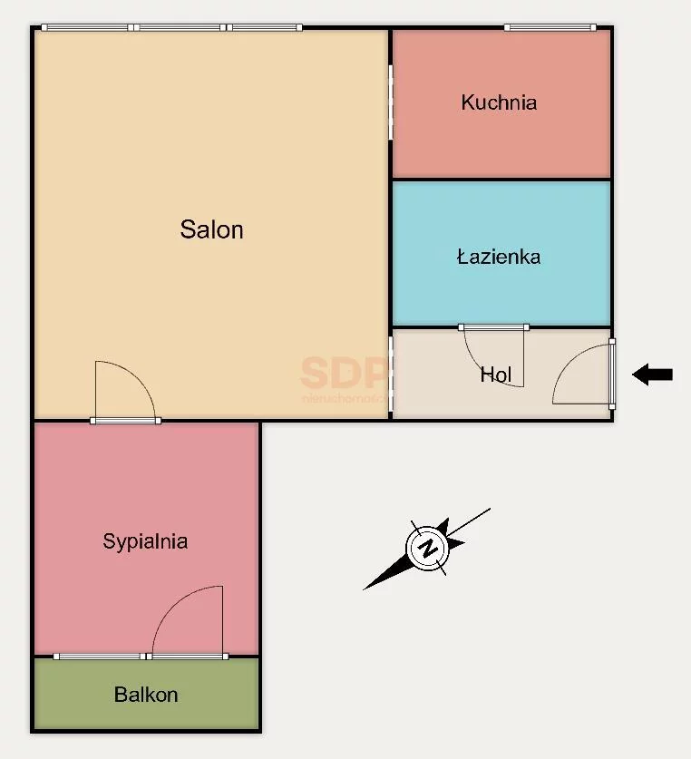 2 pokoje, mieszkanie 37,00 m², piętro 9, oferta nr , 39811, Łódź, Polesie, Polesie, Retkińska