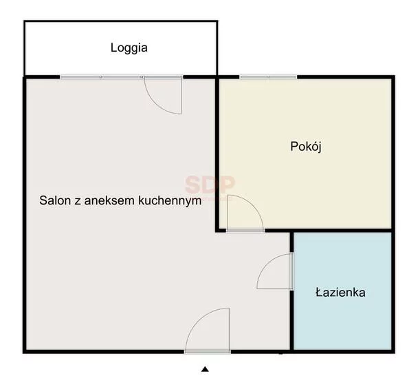2 pokoje, apartament 36,73 m², piętro 2, oferta nr , 42105, Warszawa, Rodziewiczówny Marii