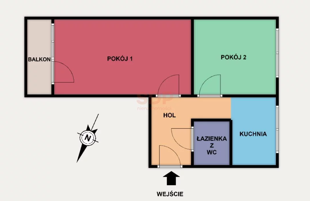 2 pokoje, mieszkanie 39,90 m², piętro 3, oferta nr , 39980, Łódź, Górna, Górna, Rydla Lucjana