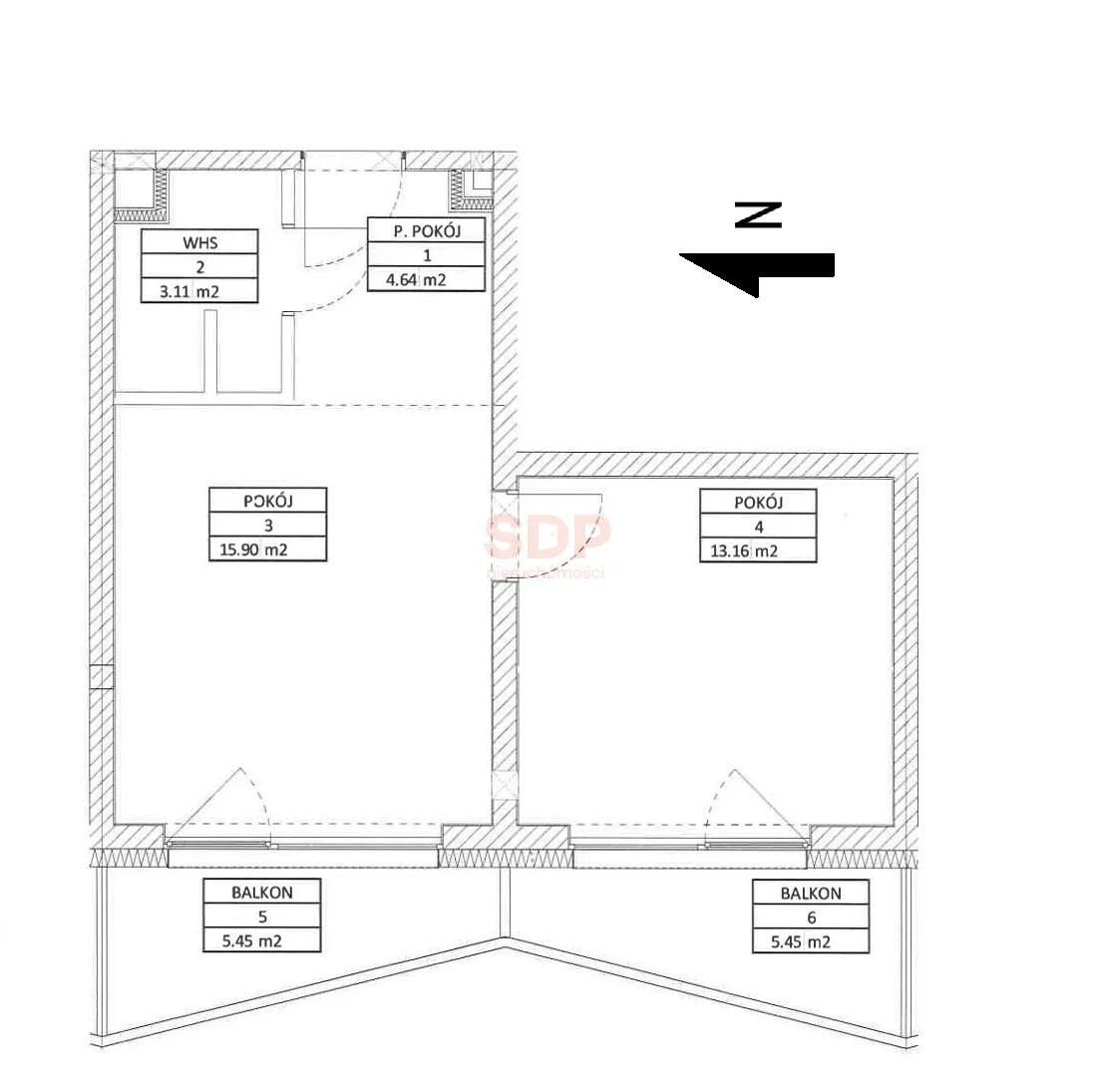 2 pokoje, mieszkanie 37,87 m², piętro 4, oferta nr , 42873, Wrocław, Biskupin-Sępolno-Dąbie-Bartoszowice, Śródmieście, Słonimskiego Antoniego