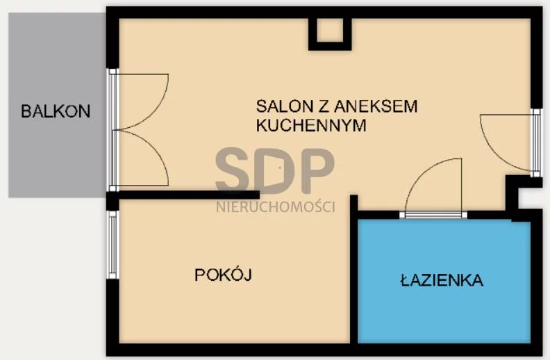 Mieszkanie na sprzedaż, 37,27 m², 2 pokoje, 2 piętro, oferta nr 34742