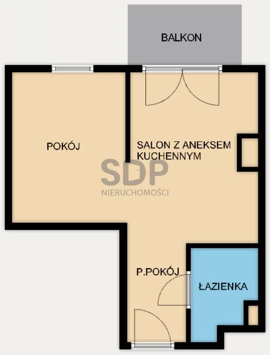 Mieszkanie na sprzedaż, 33,69 m², 2 pokoje, 4 piętro, oferta nr 34744