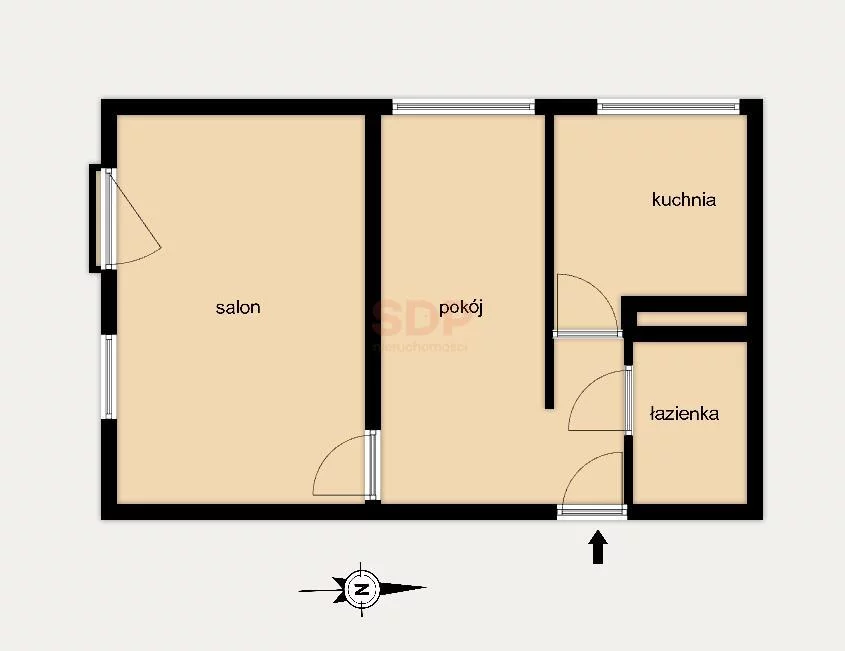 2 pokoje, mieszkanie 39,00 m², piętro 5, oferta nr , 36217, Wrocław, Krzyki-Partynice, Krzyki, Tadeusza Zielińskiego