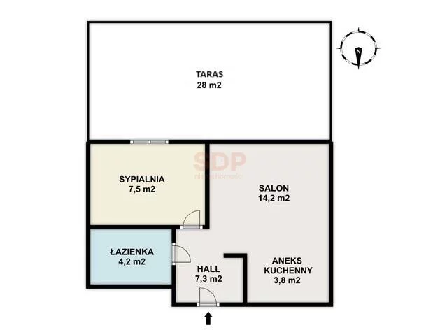 2 pokoje, mieszkanie 37,00 m², parter, oferta nr , 40473, Warszawa, Targówek, Targówek, Turmoncka