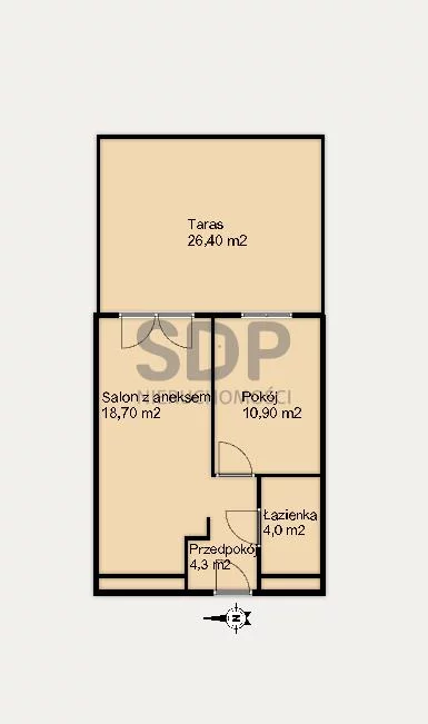 Mieszkanie 37,90 m², parter, oferta nr , 32581, Wrocław, Fabryczna, Wiejska