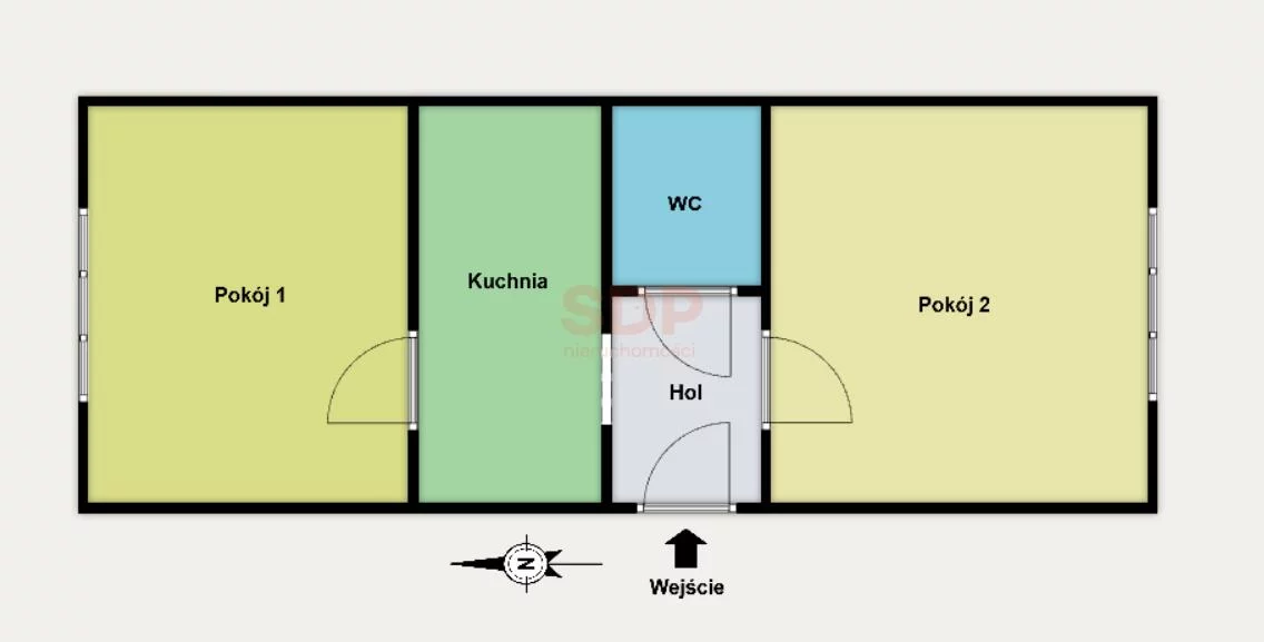 2 pokoje, mieszkanie 39,00 m², parter, oferta nr , 42092, Łódź, Śródmieście, Śródmieście, Wierzbowa