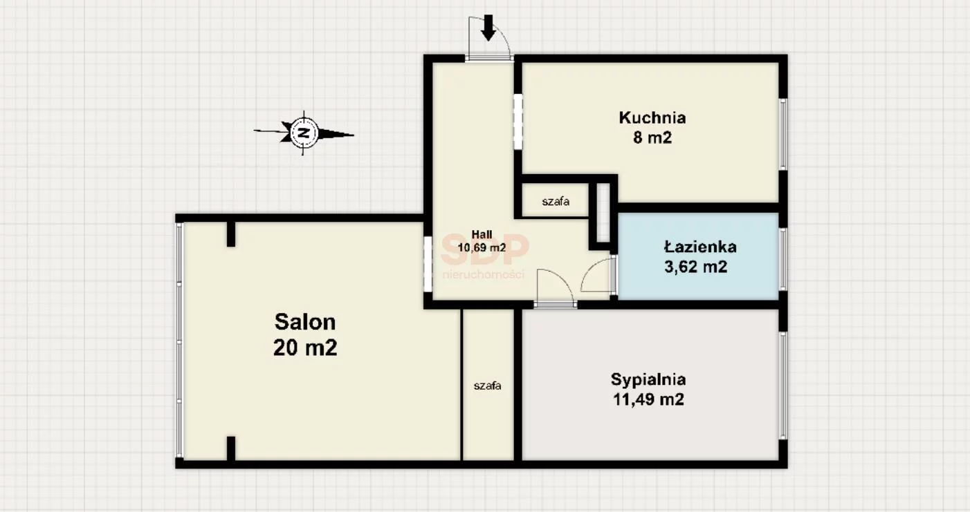 2 pokoje, apartament 53,80 m², parter, oferta nr , 41038, Warszawa, Mokotów, Mokotów, Woronicza Jana Pawła