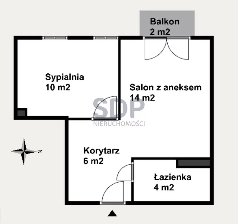 Mieszkanie na sprzedaż, 35,39 m², 2 pokoje, 2 piętro, oferta nr 33934