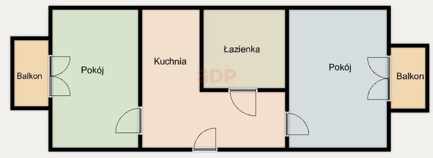 2 pokoje, apartament 49,82 m², piętro 1, oferta nr , 42614, Wrocław, Biskupin-Sępolno-Dąbie-Bartoszowice, Śródmieście, Zakładowa