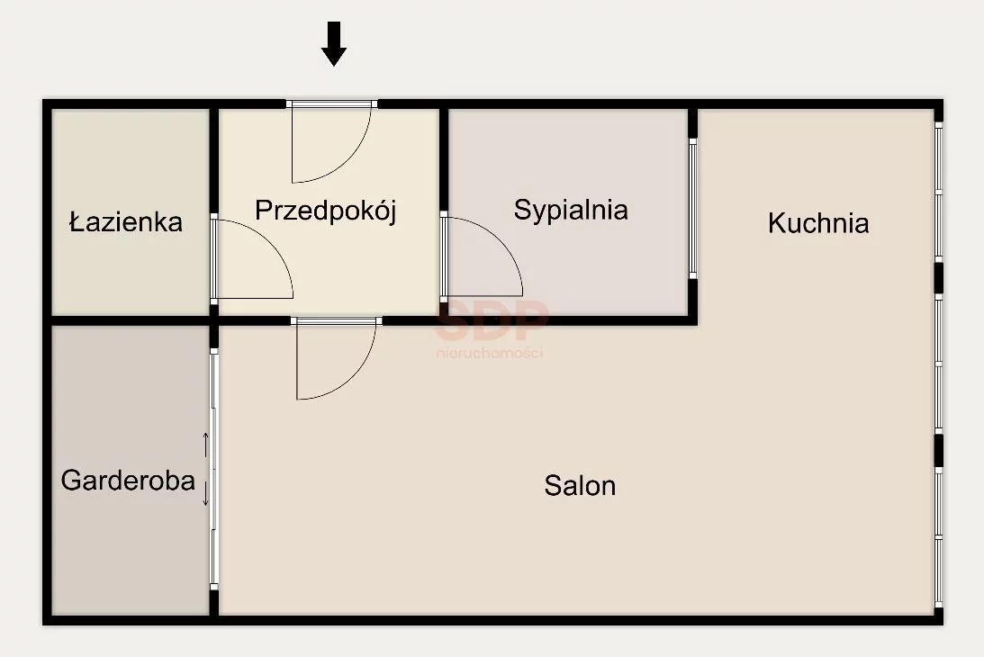 2 pokoje, mieszkanie 38,00 m², piętro 2, oferta nr , 37326, Wrocław, Biskupin-Sępolno-Dąbie-Bartoszowice, Śródmieście, Żeromskiego Stefana