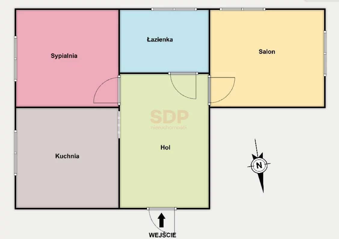 2 pokoje, mieszkanie 49,90 m², piętro 3, oferta nr , 38241, Łódź, Śródmieście, Śródmieście, Zielona