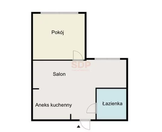 2 pokoje, apartament 39,02 m², piętro 2, oferta nr , 40622, Warszawa, Zwycięzców