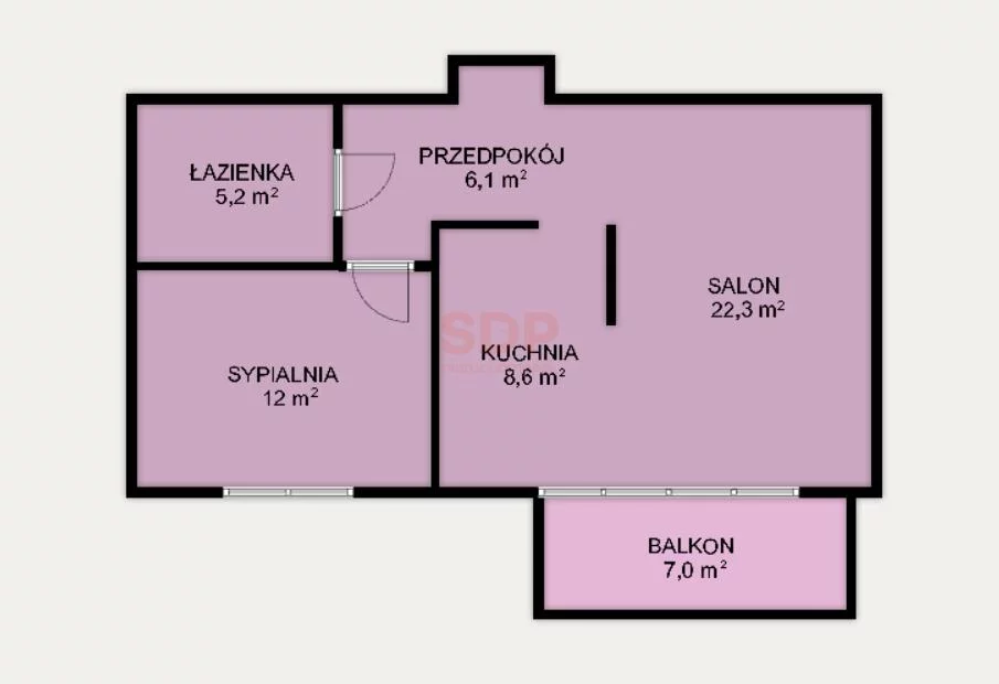 2 pokoje, mieszkanie 53,00 m², piętro 2, oferta nr , 42585, Wrocław, Krzyki-Partynice, Krzyki, Oficerska