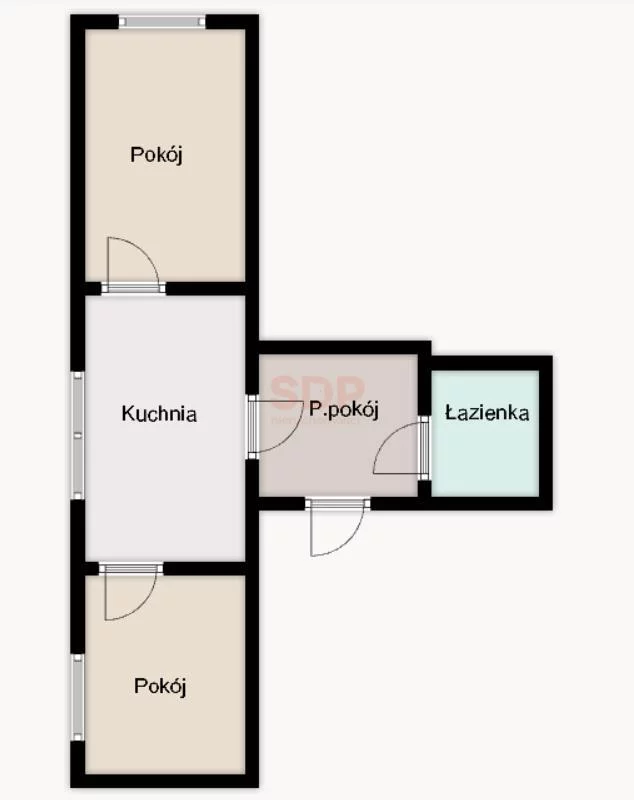 2 pokoje, mieszkanie 47,52 m², parter, oferta nr , 39732, Wrocław, Psie Pole-Zawidawie, Psie Pole, Wędkarzy