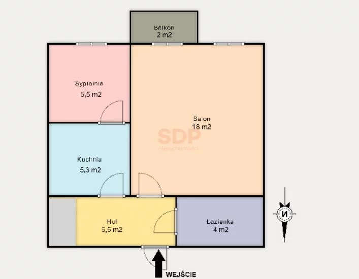 2 pokoje, mieszkanie 38,30 m², piętro 2, oferta nr , 42536, Łódź, Bałuty, Bałuty, ok. Zachodniej