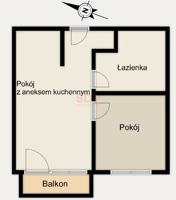 2 pokoje, mieszkanie 38,30 m², piętro 2, oferta nr , 42448, Wrocław, Psie Pole-Zawidawie, Psie Pole, Żmudzka