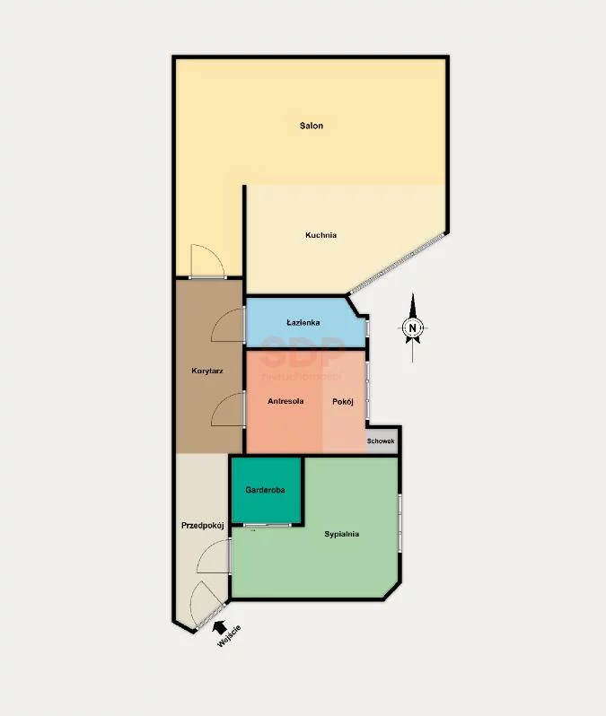 3 pokoje, mieszkanie 77,16 m², piętro 3, oferta nr , 41890, Łódź, Polesie, Polesie, 6 Sierpnia