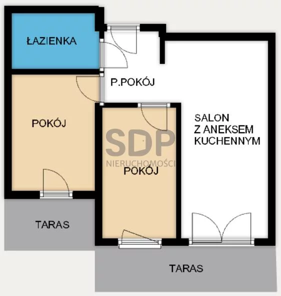 Mieszkanie na sprzedaż, 51,00 m², 3 pokoje, parter, oferta nr 35534