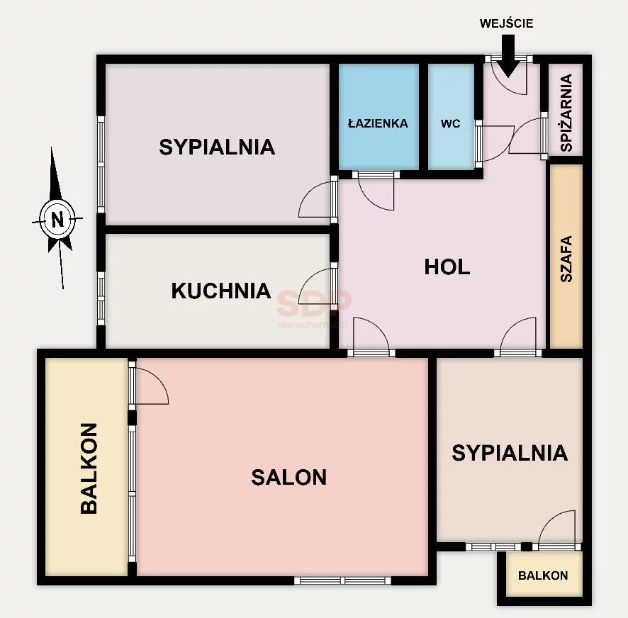 3 pokoje, mieszkanie 70,00 m², piętro 3, oferta nr , 39085, Łódź, Górna, Górna, Cieszkowskiego Augusta